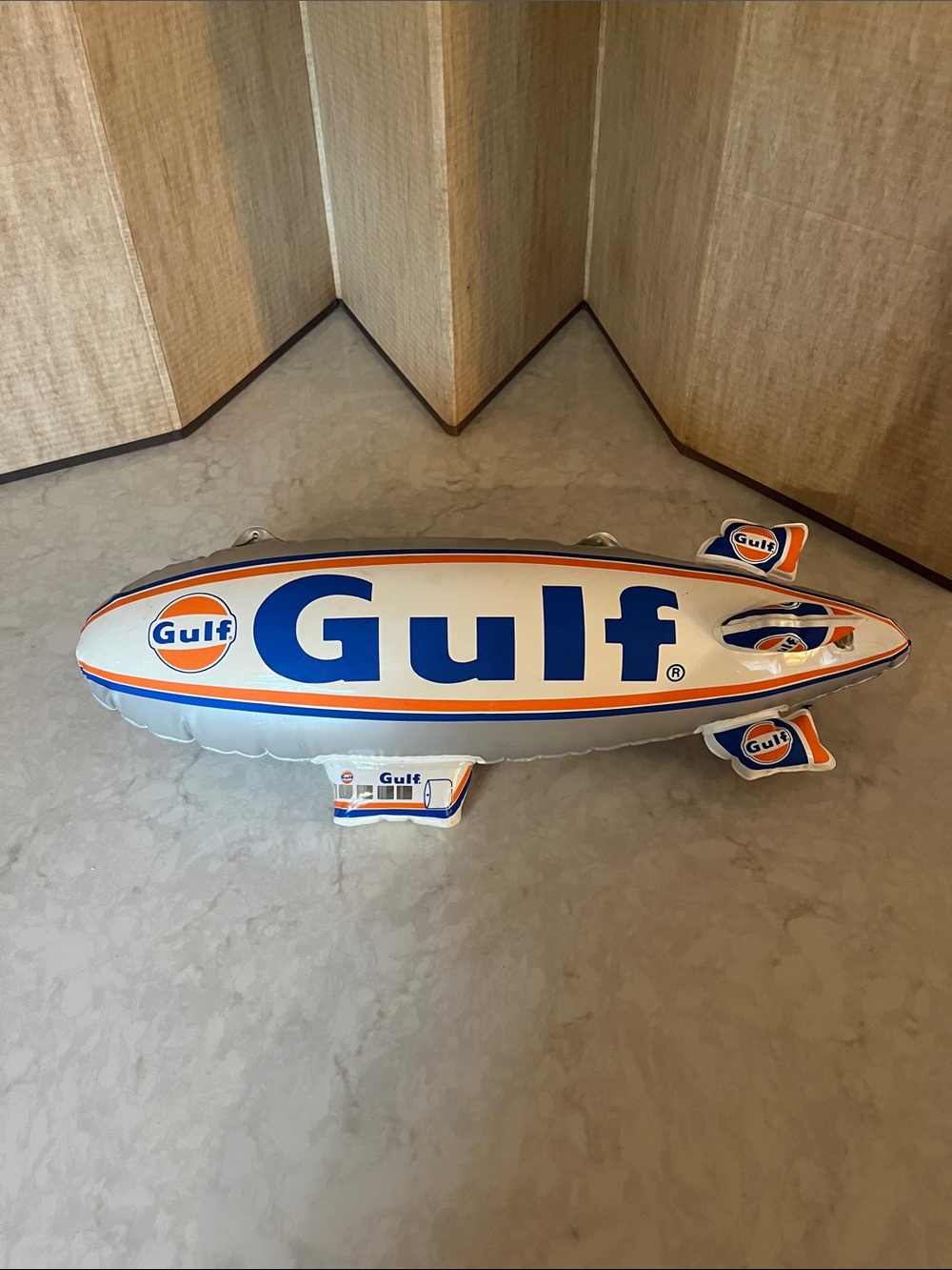 Vintage Gulf oil gas inflatable blimp antique collection